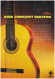 Aria concert guitars