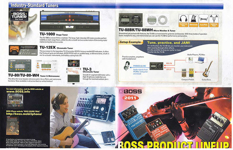 boss product lineup 2011 4