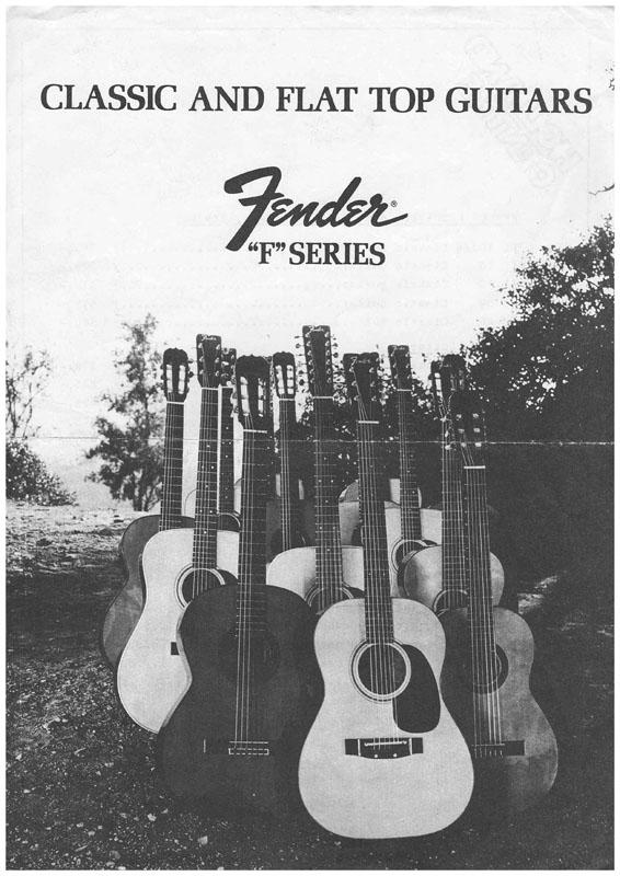 Fender F series brochure