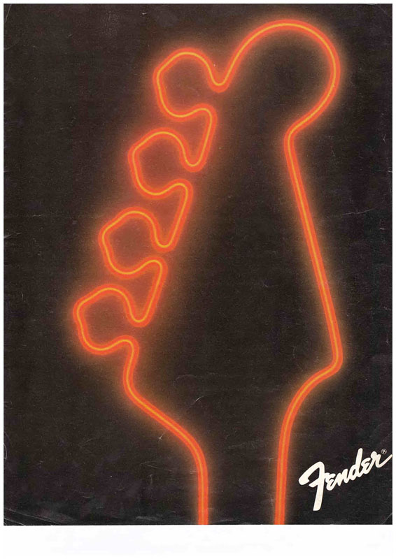 Fender 1979 brochure Anniversary Stratocaster and Lead