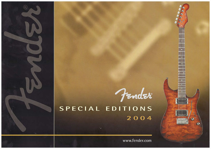 Fender 2004 Special Editions brochure