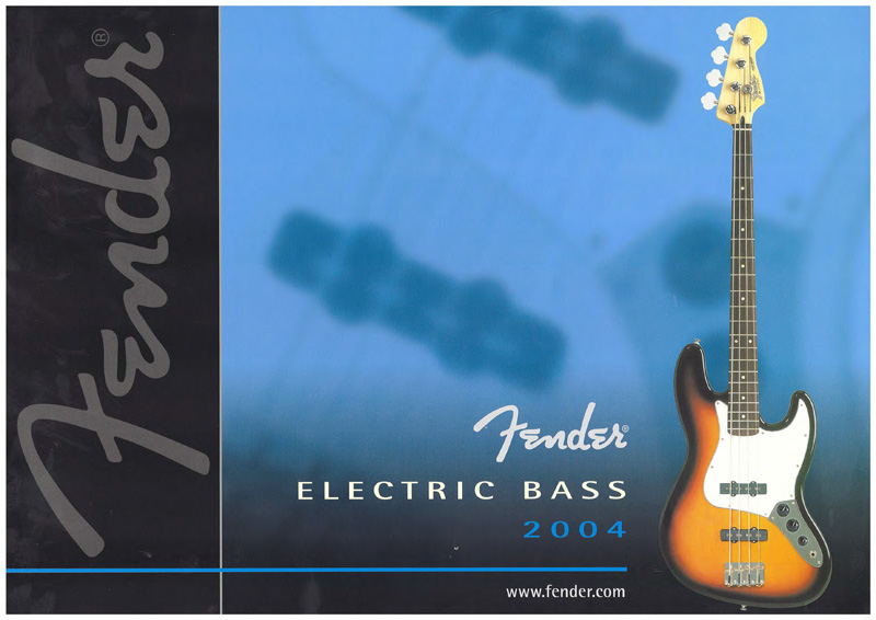 Fender 2004 Electric Bass brochure