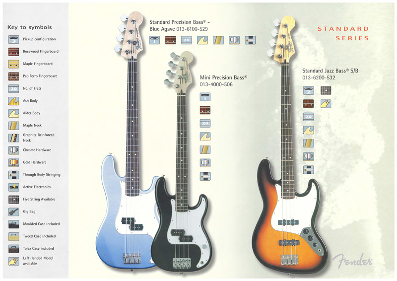 Fender Electric Bass Standard series