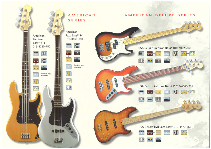 Fender Electric Bass American Deluxe