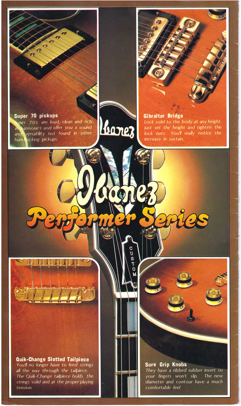 Ibanez Performer series brochure 1977