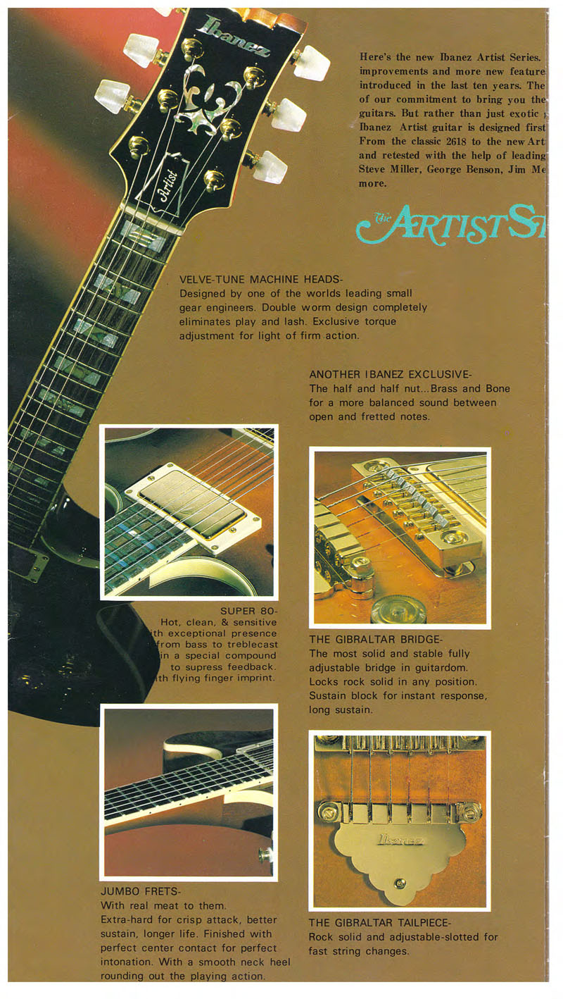 Ibanez Artist features