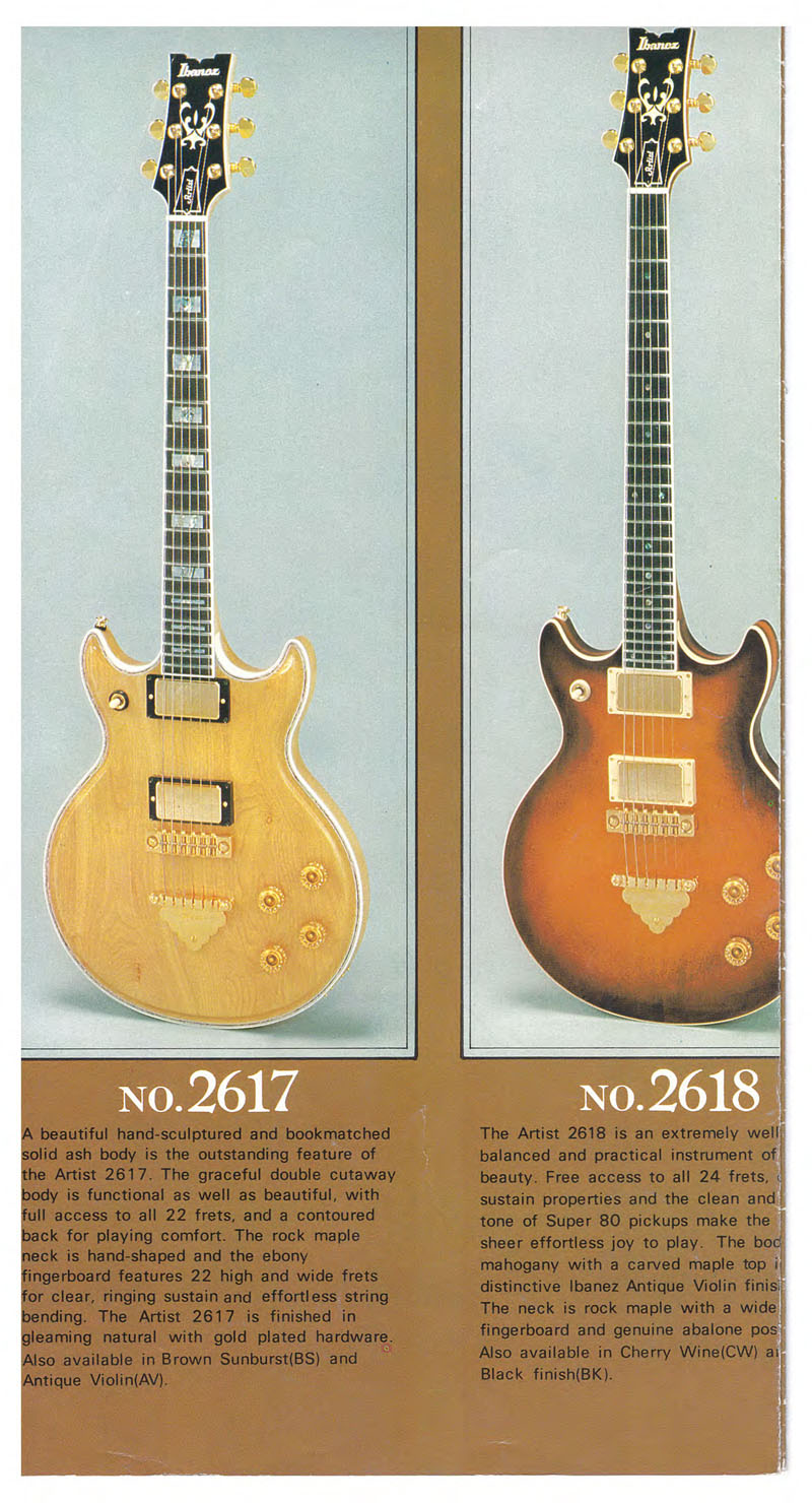 Ibanez Artist 2617 2618