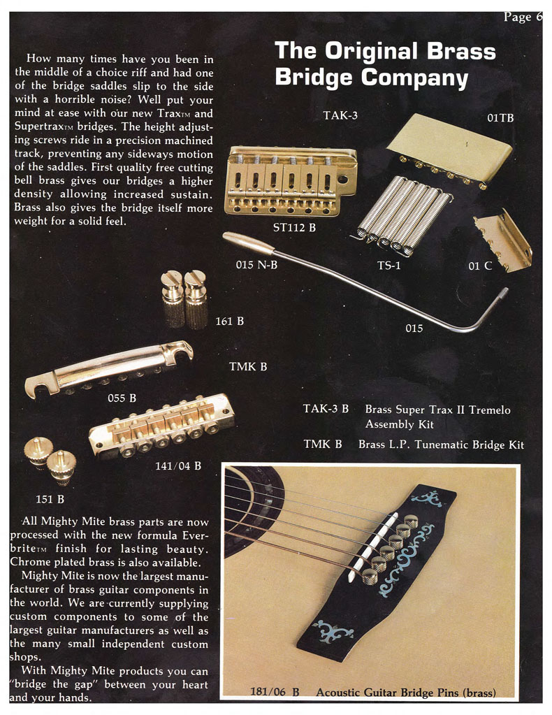 Mighty Mite Brass Bridge