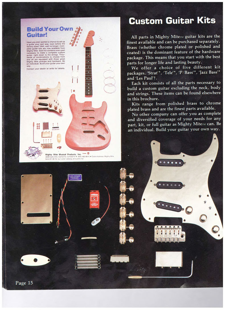 Mighty Mite Custom Guitar Kits