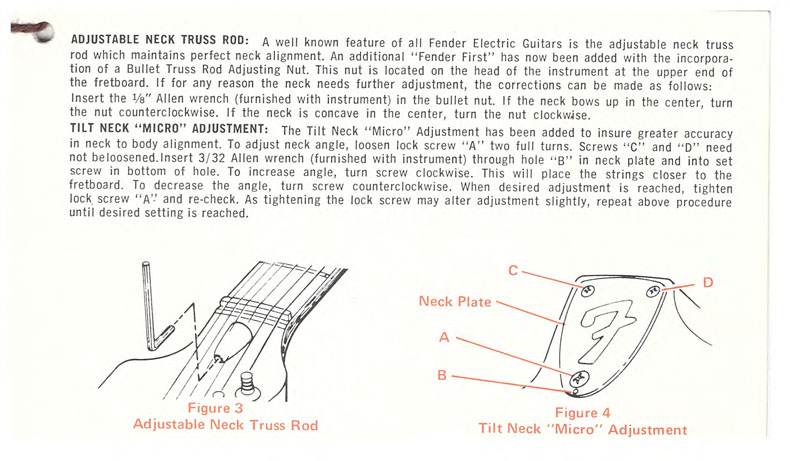 Fender Stratocaster Owner's Manual 1978 E