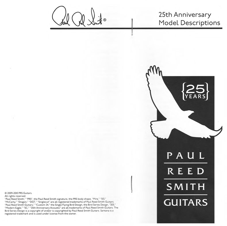 Paul Reed Smith Guitars - 25th Anniversary (2010)