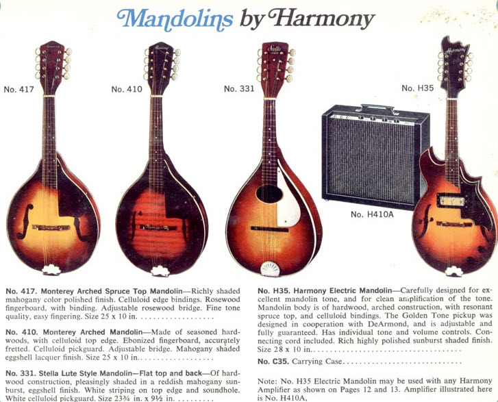 Harmony Mandolins