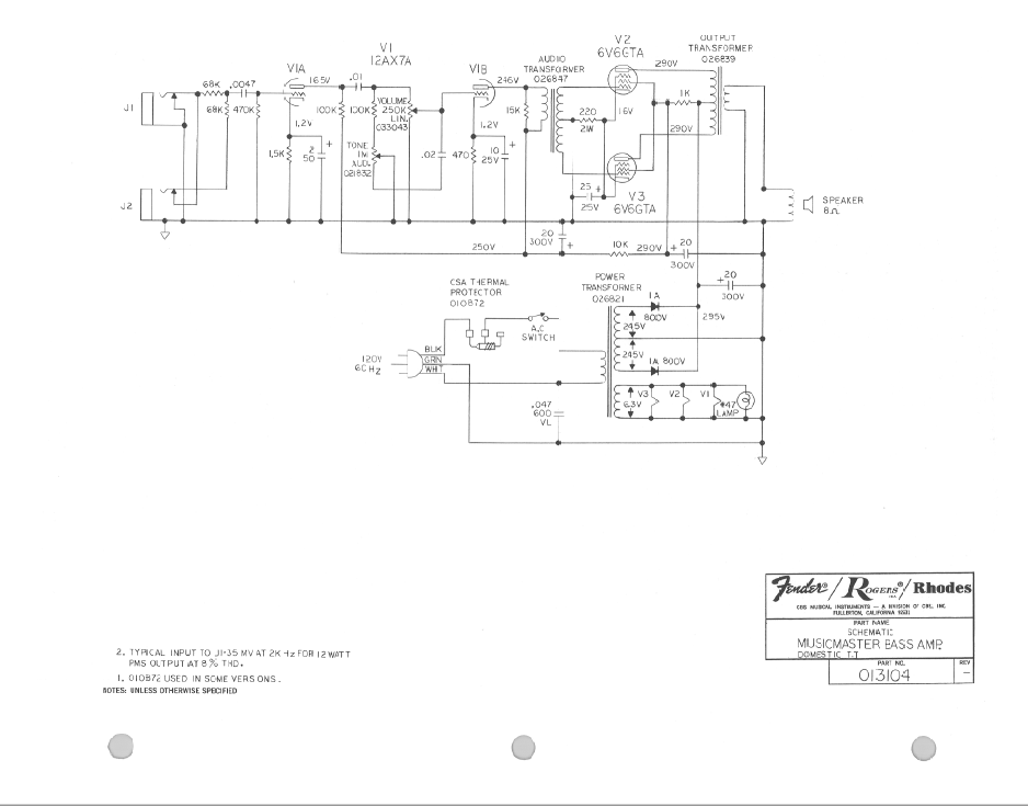 MusicMasterBassAmp