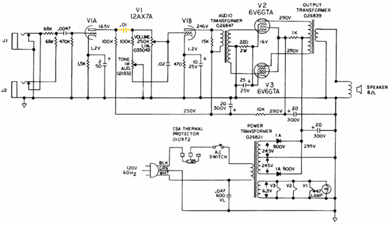 MusicMasterBassAmp mod2